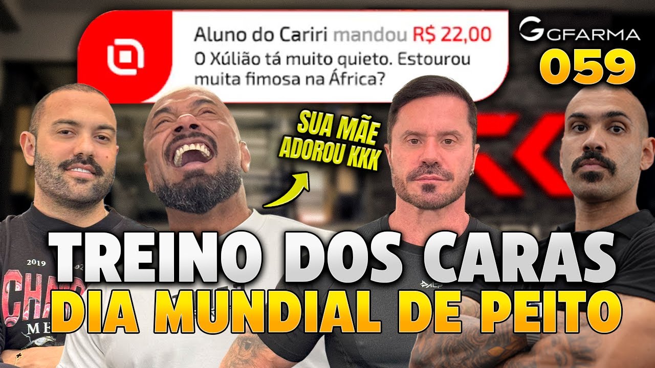 [IRL] TREINO DOS CARAS - PEITORAL - CARIANI, BALESTRIN, BRUN&Atilde;O E SALLES DO VIGOR!