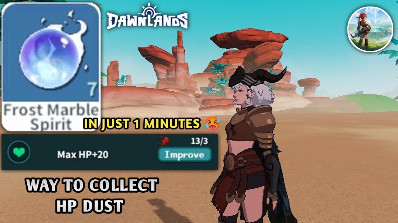 How to make frost marble spirit quick | How to increase HP | Dawnlands mobile in hindi
