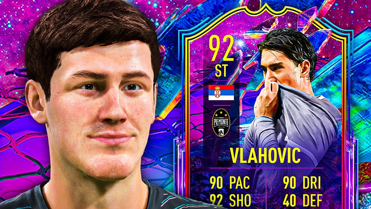4⭐4⭐ UPGRADE! 🤩 92 FUTURE STARS VLAHOVIC PLAYER REVIEW! - FIFA 22 Ultimate Team