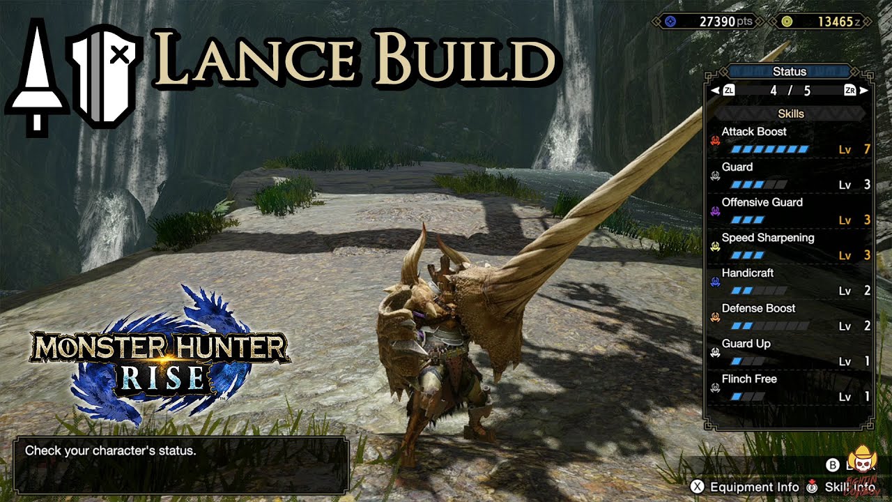 Monster Hunter Rise - Lance Build - Death by 1000 Pokes
