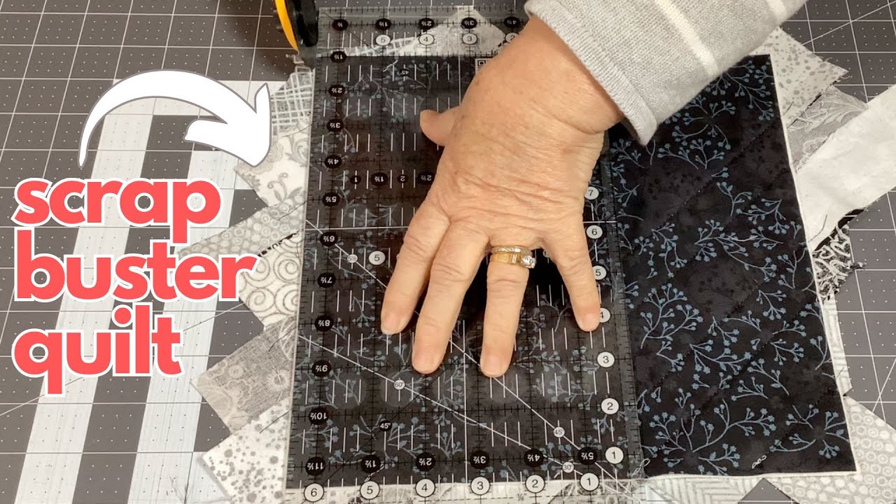 It's Time to Use Up Some Fabric Scraps! - No Pattern Quilt-As-You-Go Project