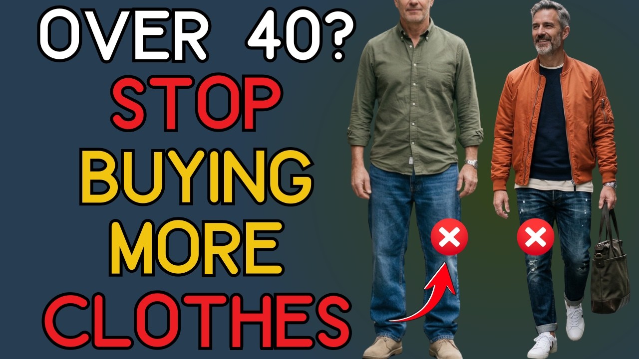 Men Over 40: Build a Wardrobe That Actually Works With 12 Pieces | 40+ Men's Fashion
