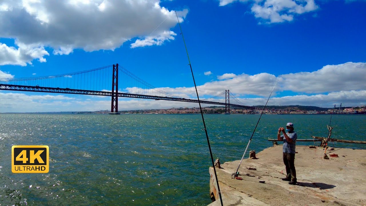 Cacilhas Walk , Almada Portugal【4K UHD】