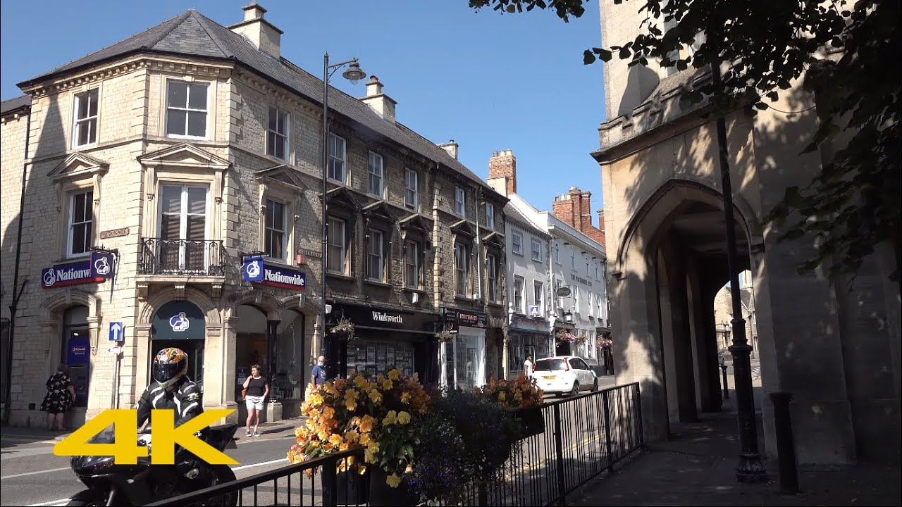 Sleaford Walk: Town Centre【4K】
