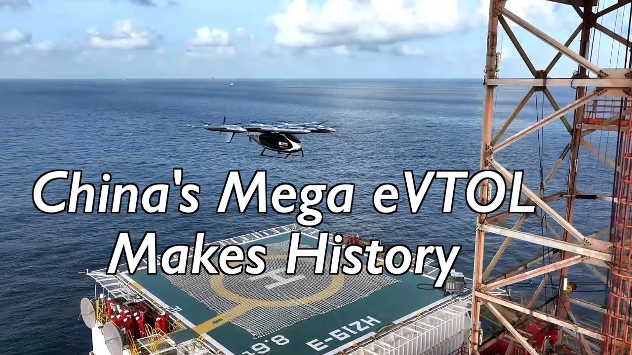 BRAVO! China's two-tonne eVTOL completes landmark offshore delivery flight