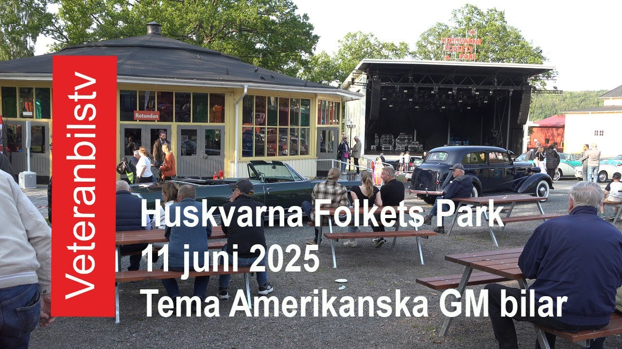 Tema Amerikanska GM bilar - Huskvarna Folkets Park 2025