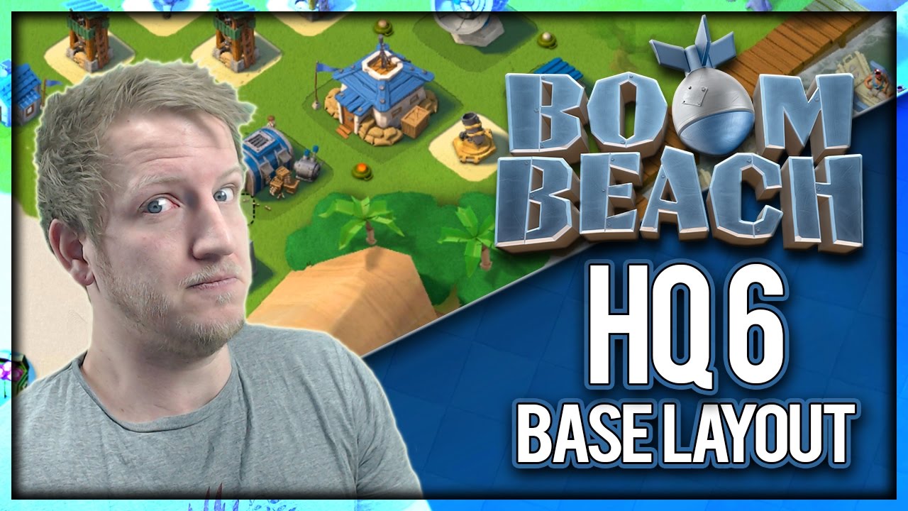 PURE VERTEIDIGUNG | BOOM BEACH | Hauptquartier Level 6 Base Layout! (Deutsch / German)