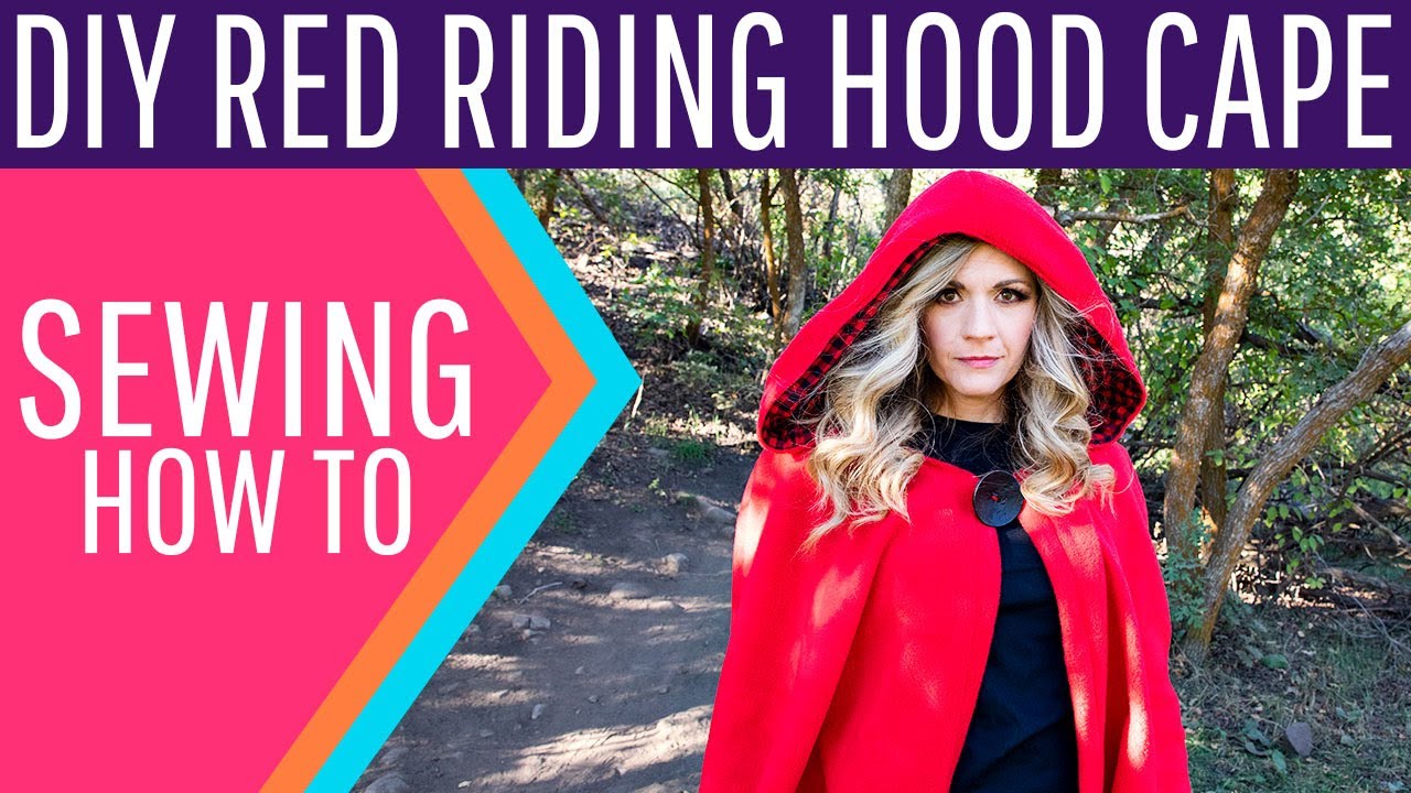 How to Make a Red Riding Hood Cape (FREE Pattern)