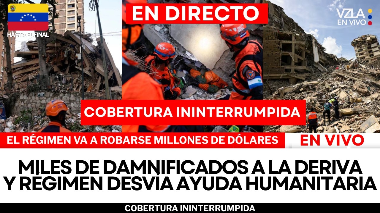 🚨 VIVO | TERREMOTO EN VENEZUELA - MILES DE DAMNIFICADOS ESPERANDO AYUDA - COBERTURA ININTERRUMPIDA