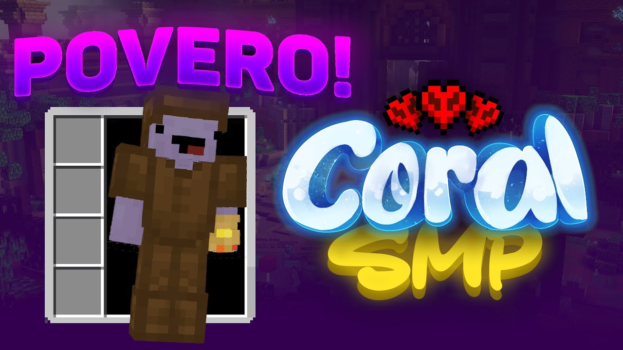 DIVENTO POVERO VISITANDO BASI SULL'SMP DI CORALMC (mi hanno ucciso)