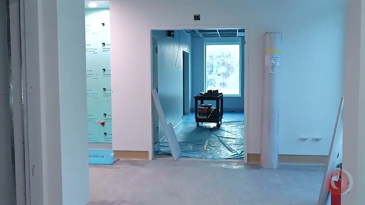 Avancement du pavillon J - décembre 2025