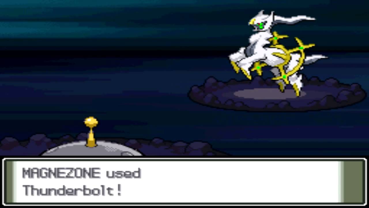Pokémon Platinum - Capturing Arceus