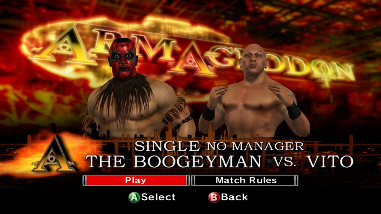 WWE SmackDown vs. RAW 2007 - The Boogeyman vs. Vito