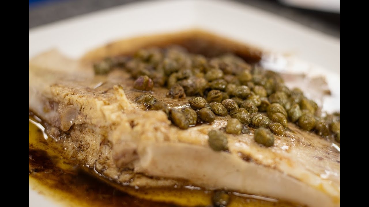 Thornback Ray - Poached Ray Wing with Bearnaise Sauce