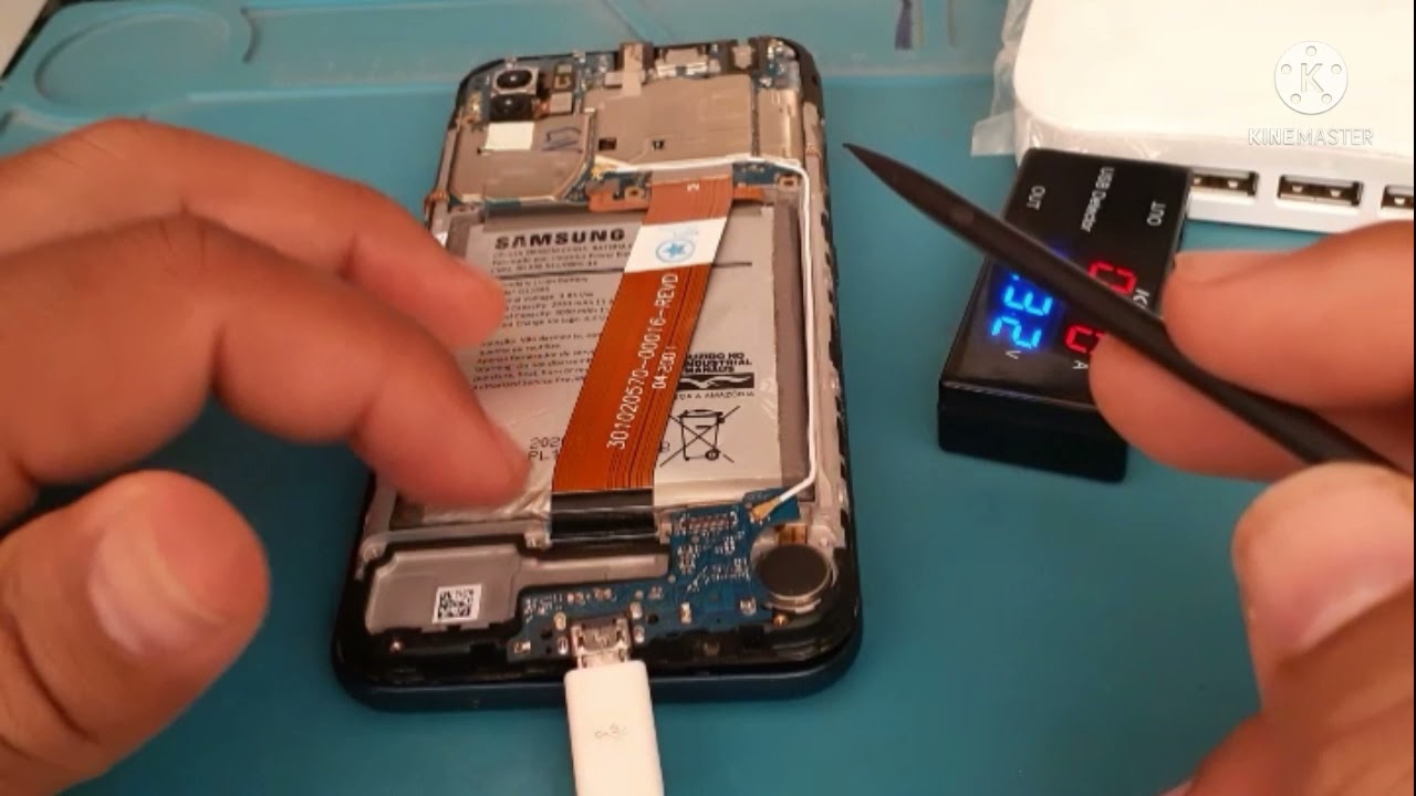 Samsung a01 falha de carregamento... não carrega, sm a015