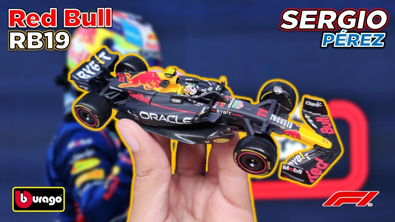 ¡Oracle RedBull Racing RB19 Bburago Signature 1:43 Sergio Pérez! | Review