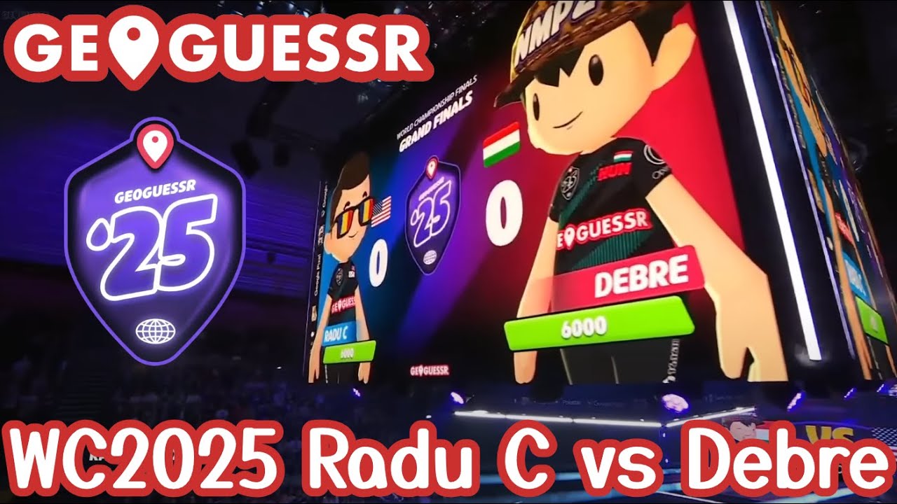 GeoGuessr 公式世界大会2025 決勝戦 - Debre vs Radu C