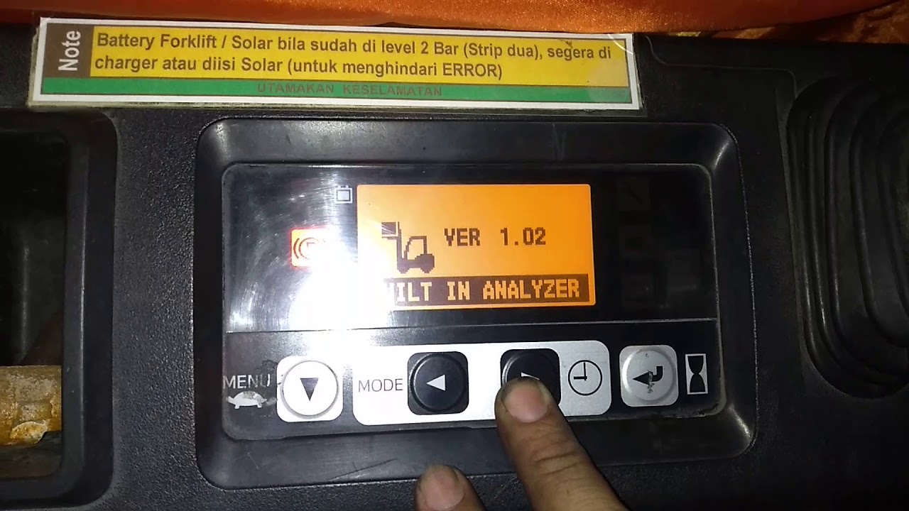 reset error F5-1 dan F5-4 forklift toyota 8FBN