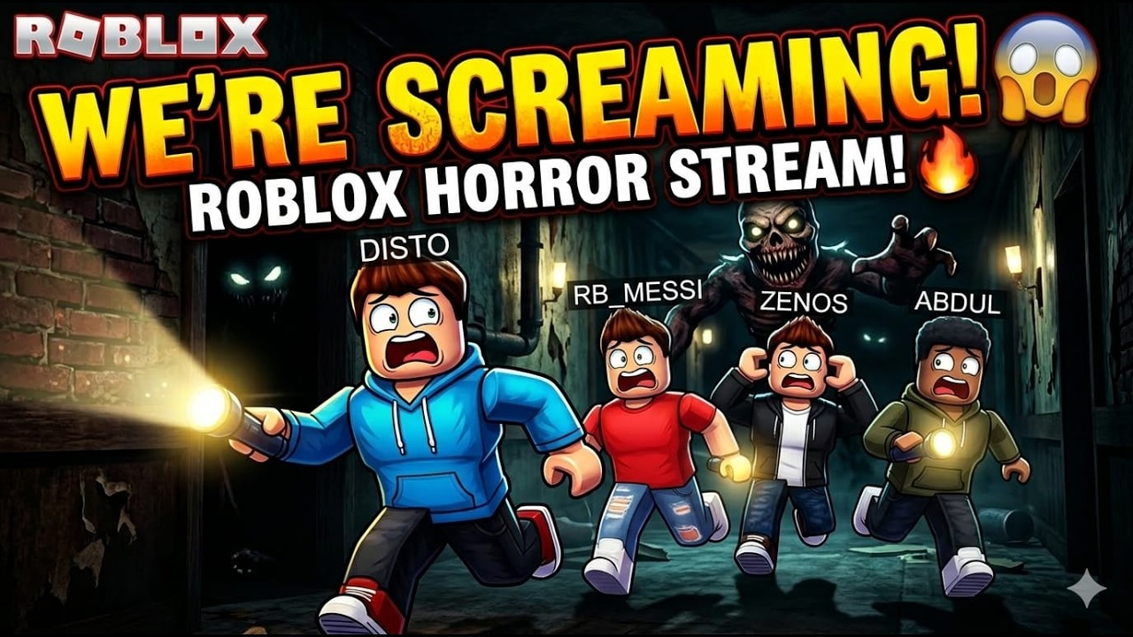 🔴 Playing Horror Games on Roblox || #linux #linuxgaming