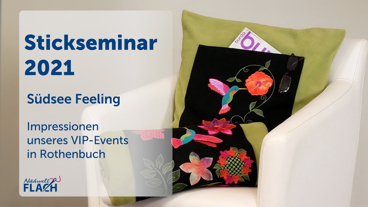 Impressionen Stickseminar 2021 