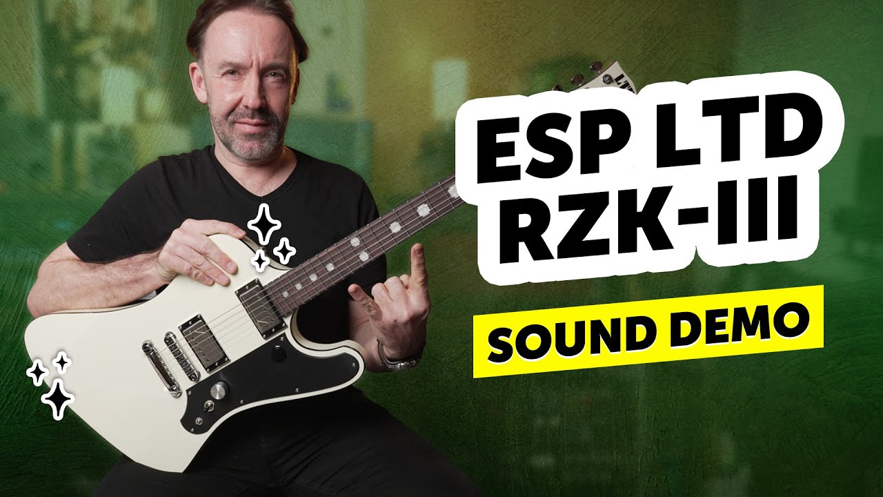 Rammsteins Richard Z. Kruspes new weapon - the ESP LTD RZK-III! | Sound Demo