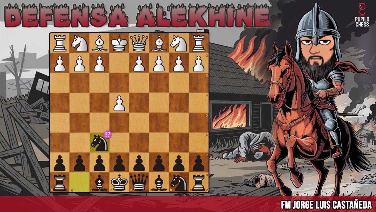 ¡Sorprende a tus Rivales! La Defensa Alekhine Explicada!