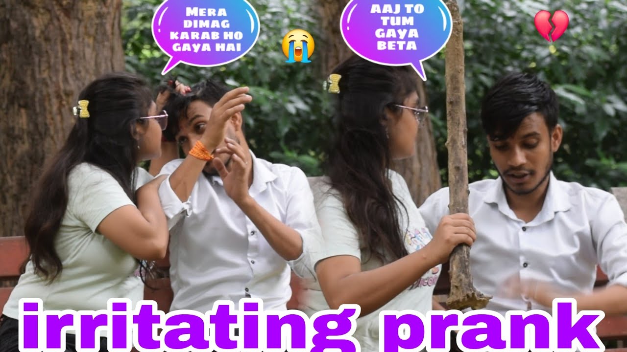 Irritating prank On Nitu 😜Nitu Crazy Girls 