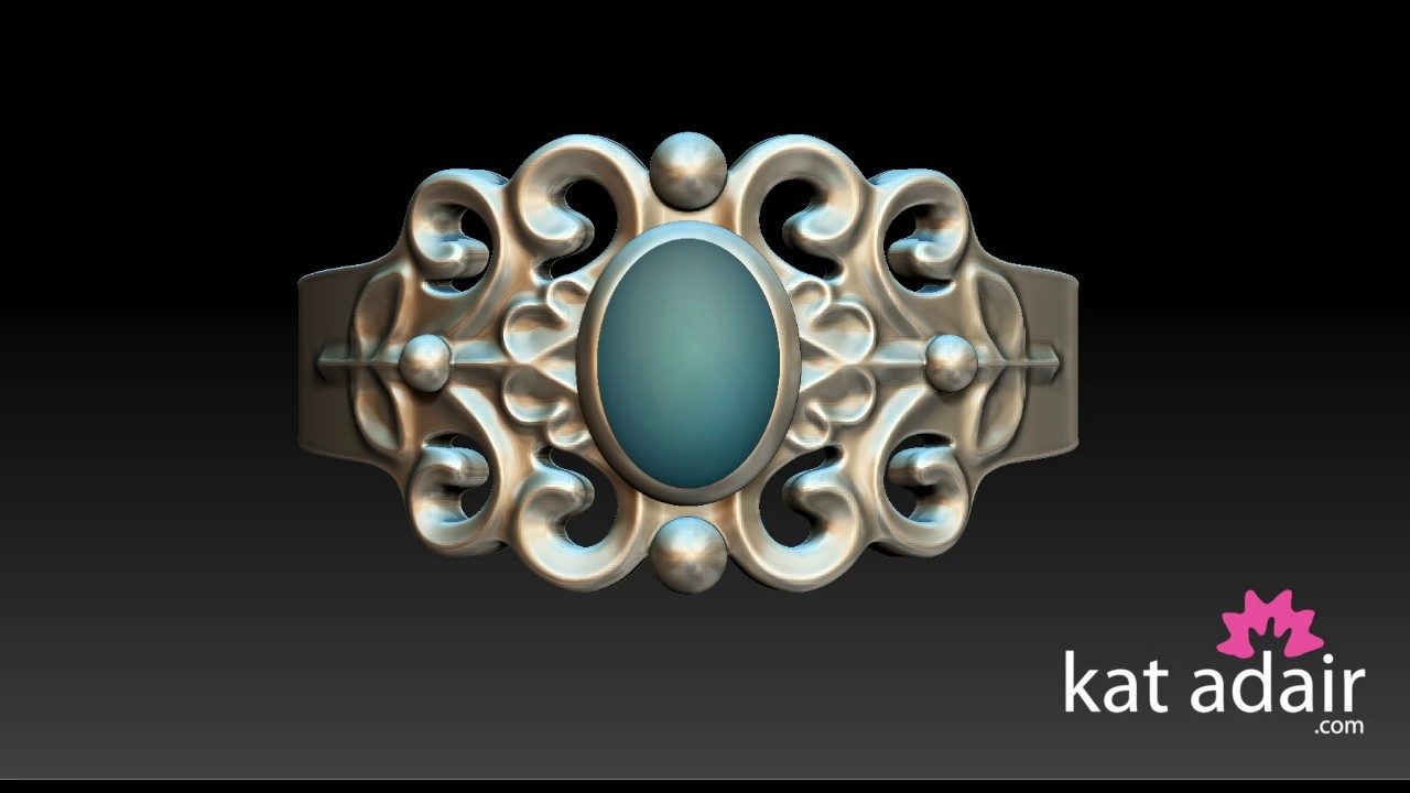 Scroll Ring in ZBrush Demo