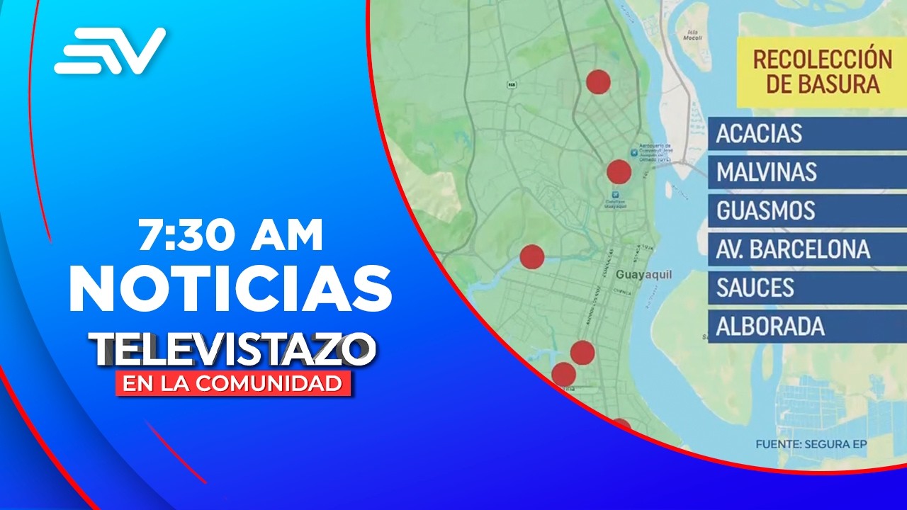 Hay acumulación de basura en Acacias, Sauces y Samanes | Televistazo| Ecuavisa