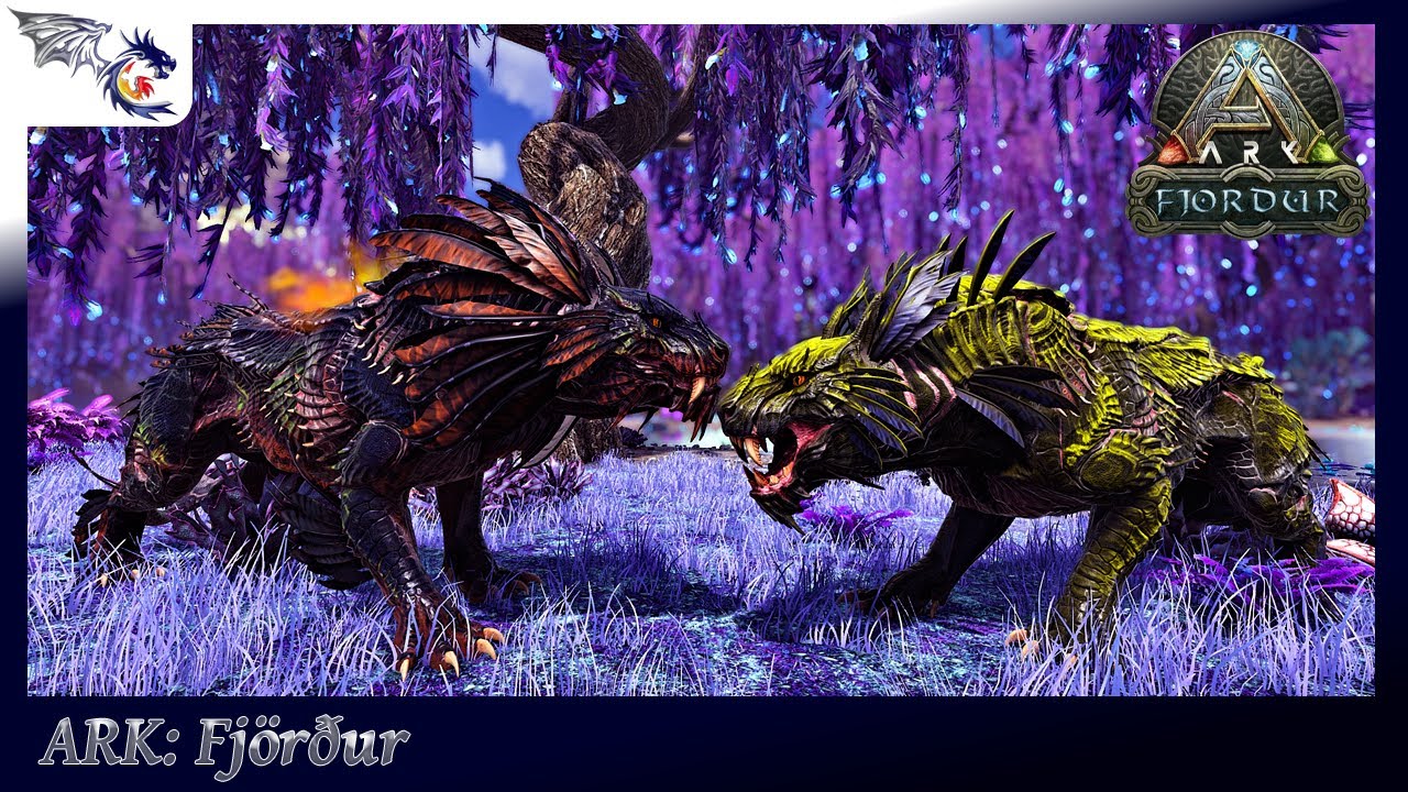 Double Shadowmane Taming In Asgard On Fjordur | ARK: Survival Evolved #84