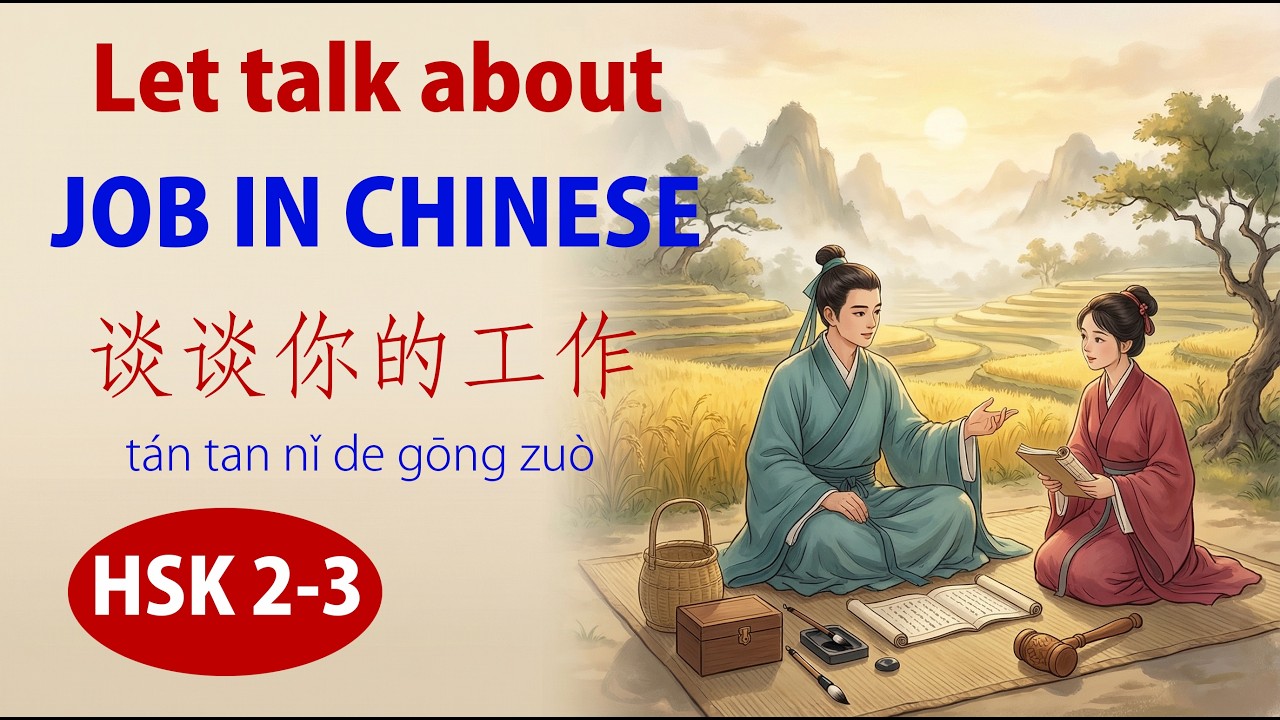 HSK 2-3 | Chinese podcast | Talk about job
