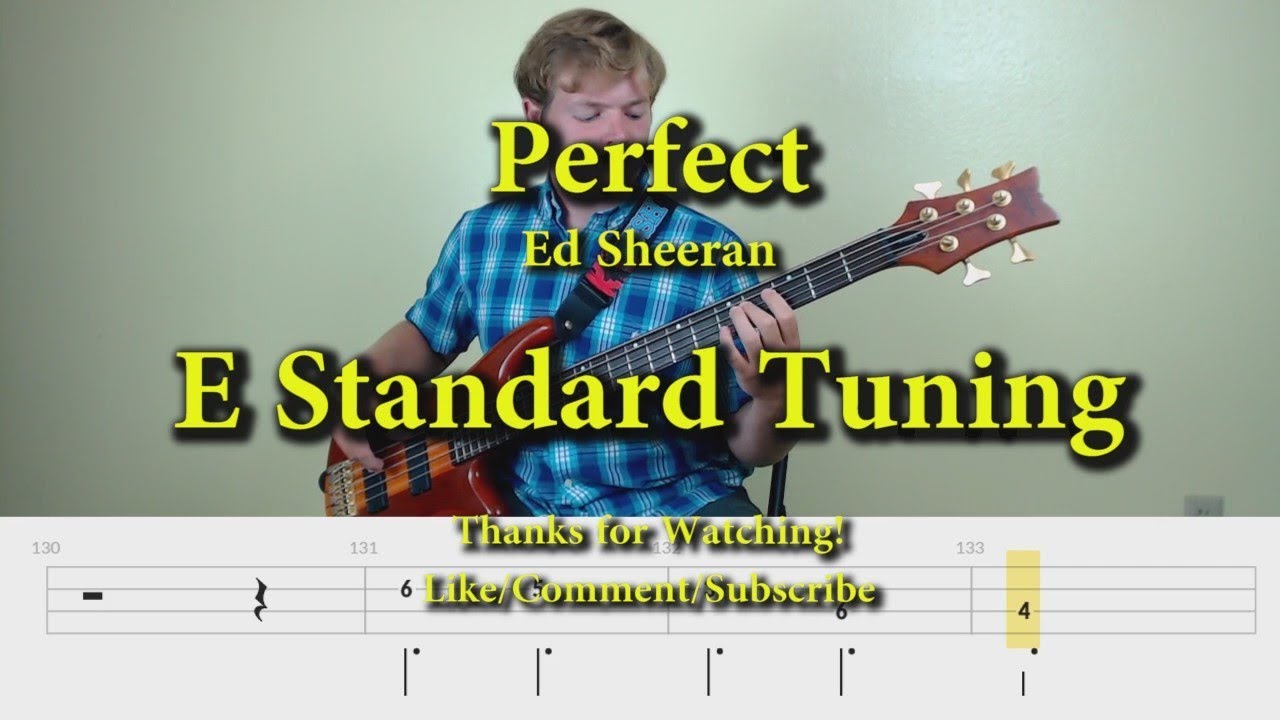 Perfect - Ed Sheeran (Bass Cover with Tabs)