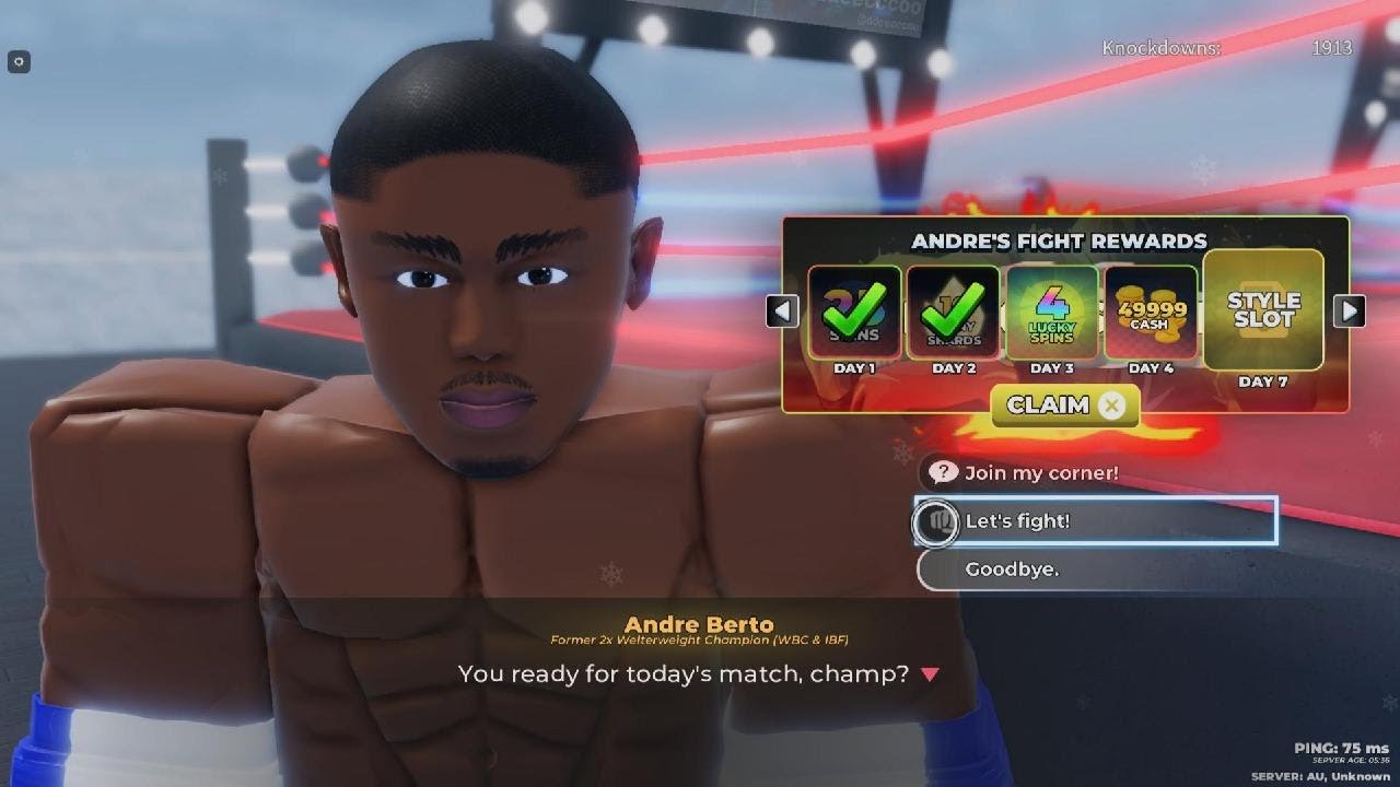 Roblox untitled boxing game