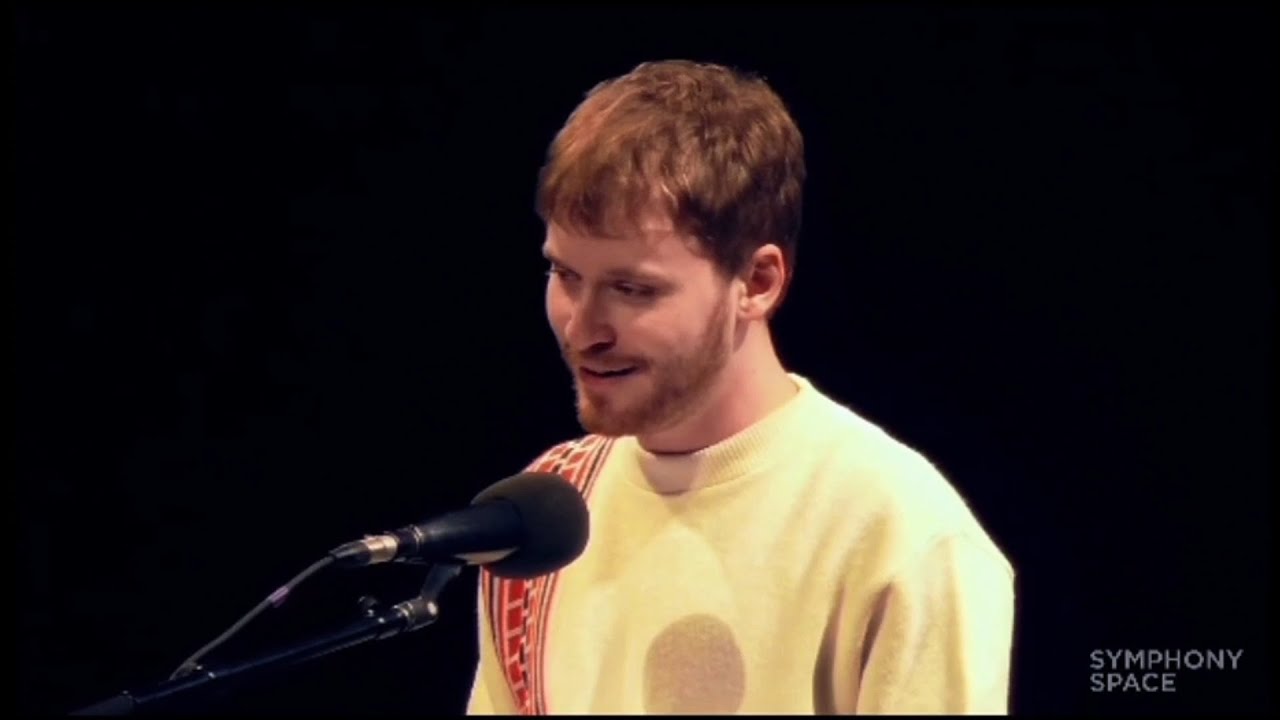 Fred Hechinger performs 'Love', by William Maxwell at Symphony Space event in New York