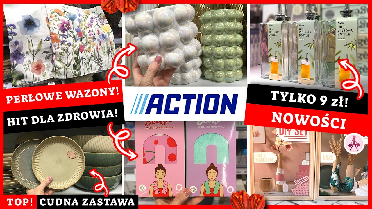 ACTION PERŁOWE WAZONY! 😍 Cudne poszewki i zastawa 🧡 Do kuchni tylko 9 zł! 😱 NOWOŚCI MAJ 🌸🌸🌸