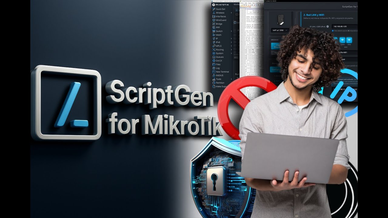 ✨ScriptGen for MikroTik V20: Tu Ingeniero de Redes personal. Despliegue profesional, sin errores.🚀