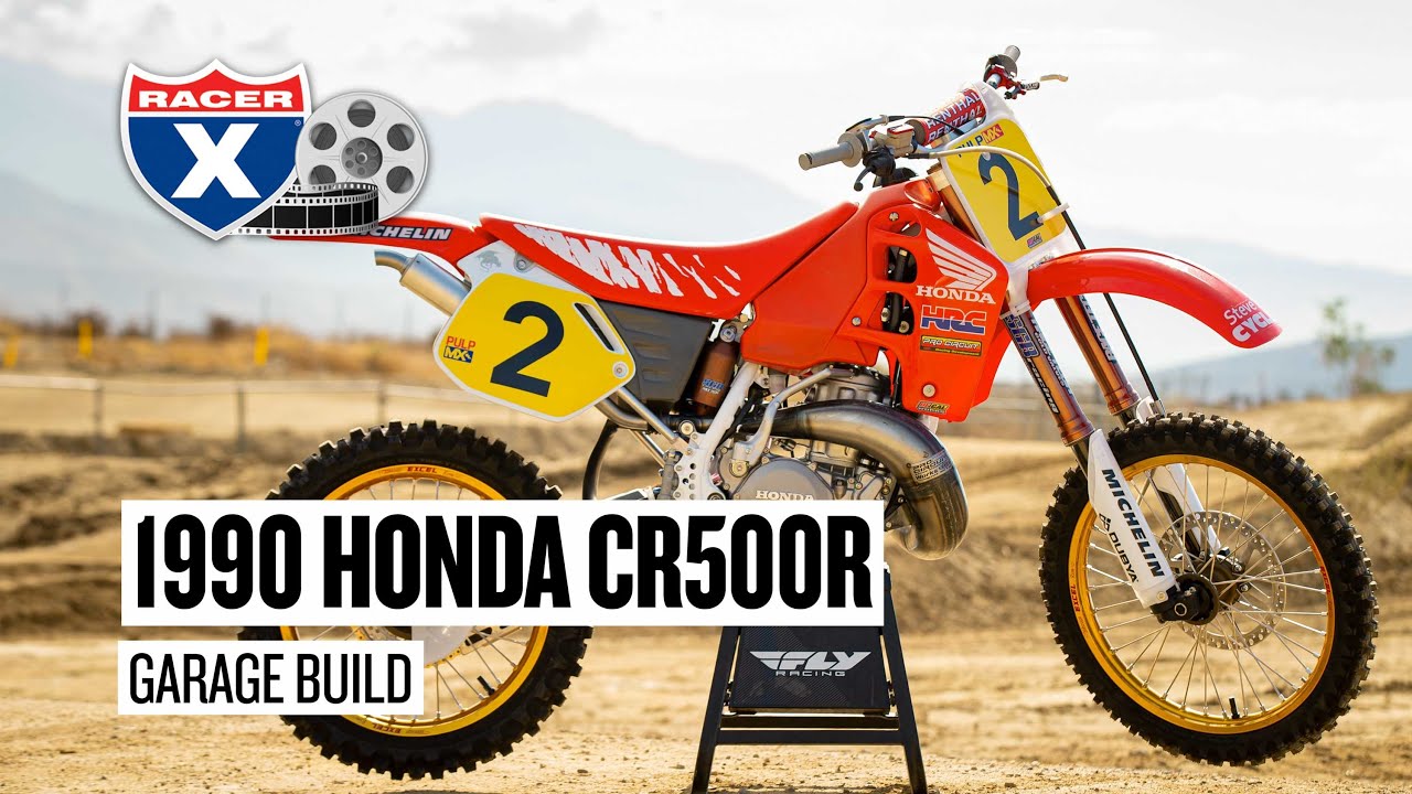 1990 Honda CR500R Garage Build Motocross Project Bike