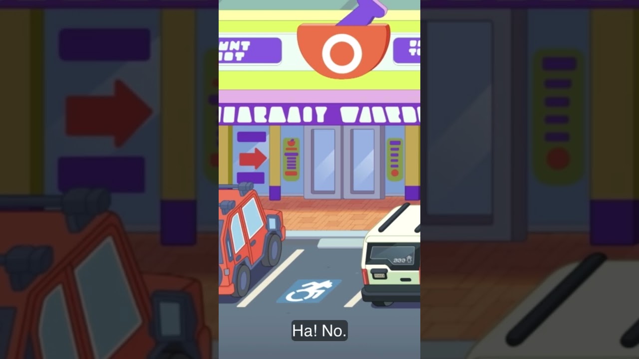 Bluey &ldquo;TV shop&rdquo; ending scene.