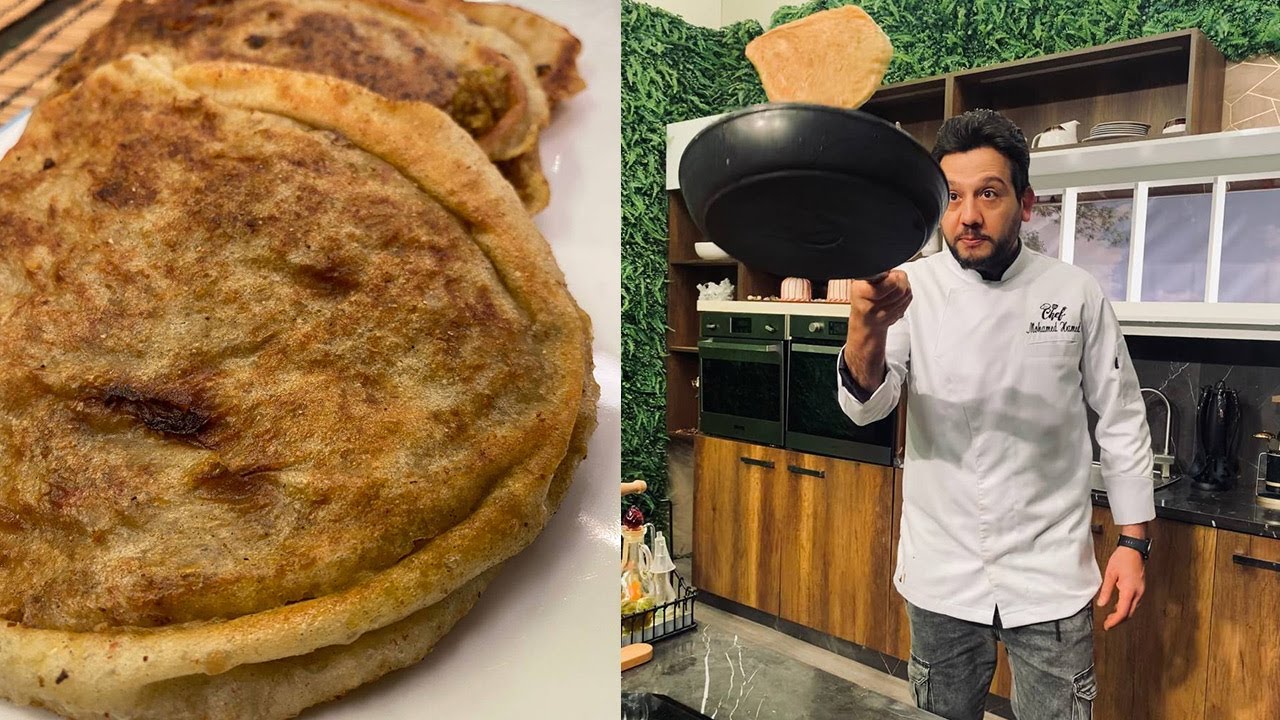 طريقة عمل حواوشي الطاسة بربع كيلو لحمة مفرومة | المطعم مع الشيف محمد حامد