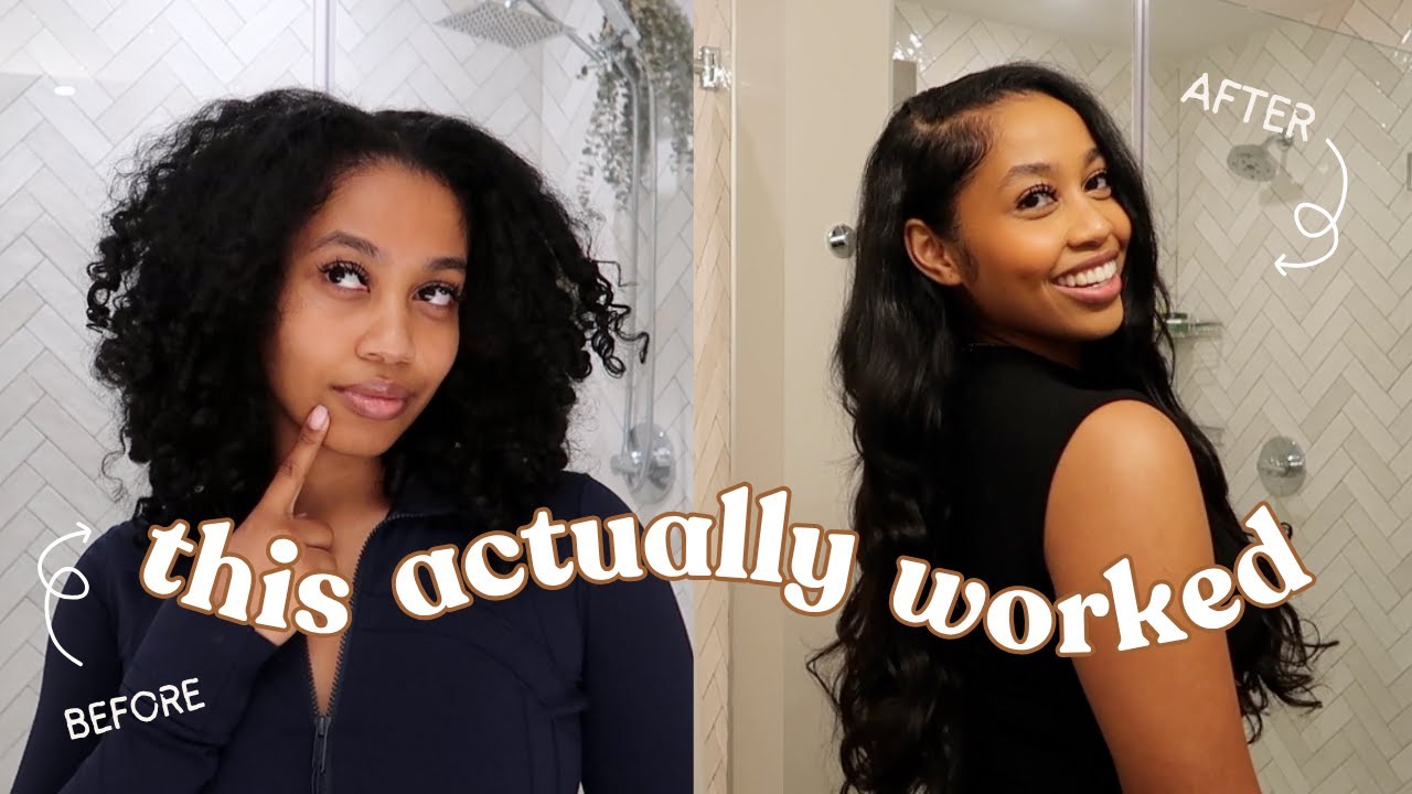 HAIR VLOG | Attempting my go-to, quick and easy hairstyle, but make it healthy