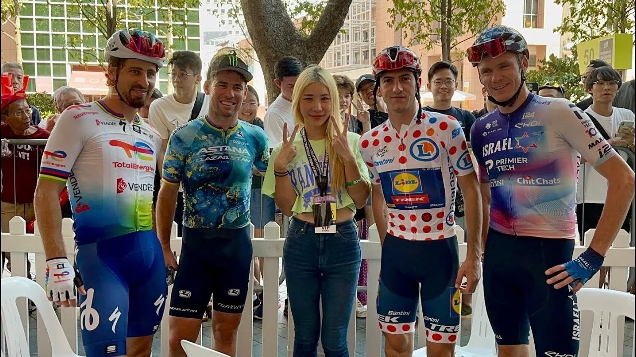 Tour de France prudential Singapore Criterium (Day 2) - 포가차, 랍 기텔리, 프룸과 수다떨기