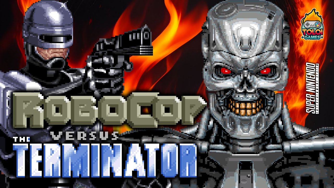 RoboCop vs The Terminator [SNES] Gameplay até zerar!