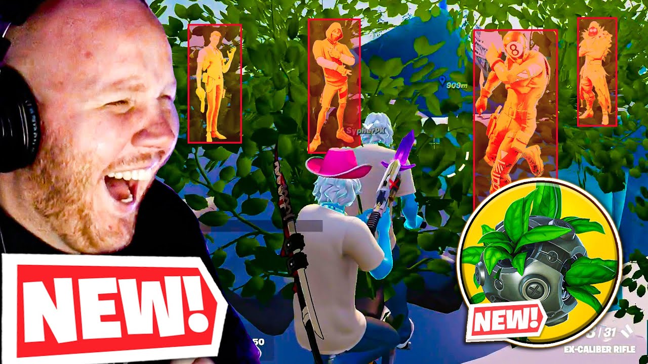 NEW BUSH BOMBS IN FORTNITE TURN YOU INTO A HACKER