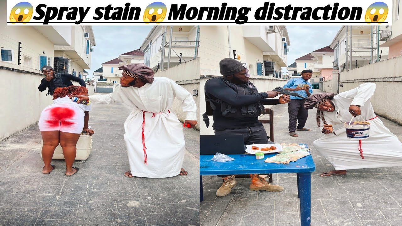 Spray Stain 😱 | Morning Distraction Gone Wrong | Shocking Moment 