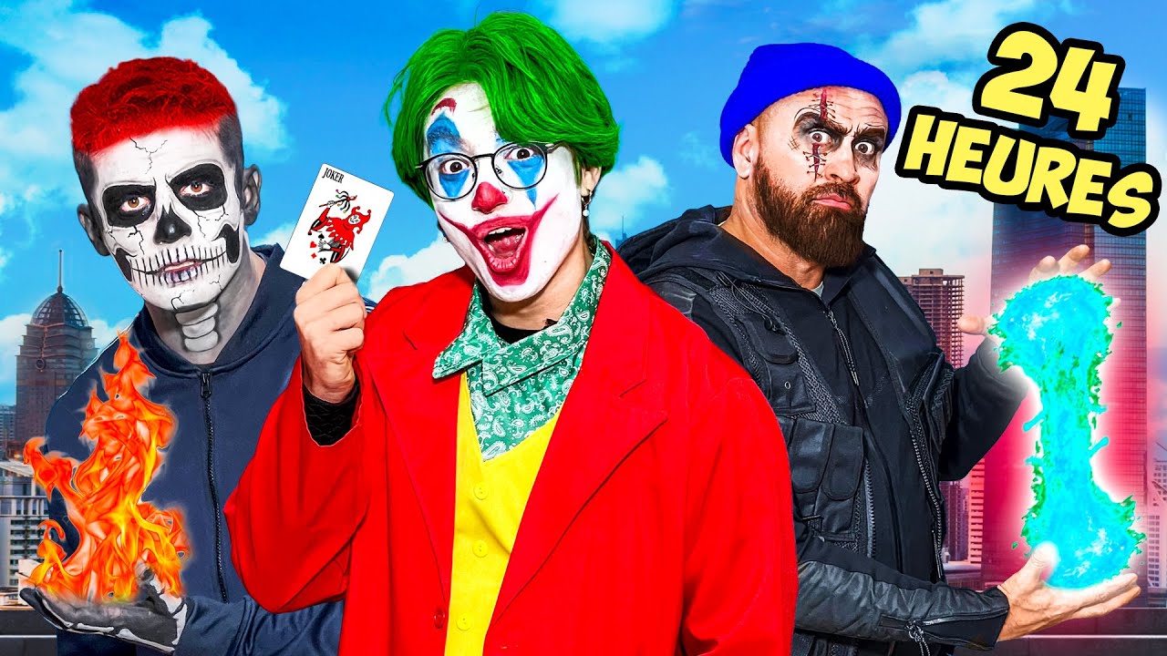 Nous sommes devenus des SUPER-VILAINS pendant 24 Heures !
