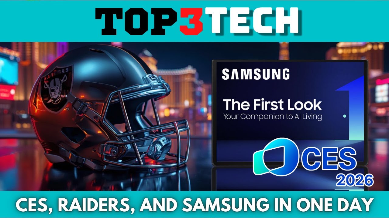 CES 2026 Weekend : Las Vegas Raiders Action, CES Media Day Highlights, And Samsung Innovations