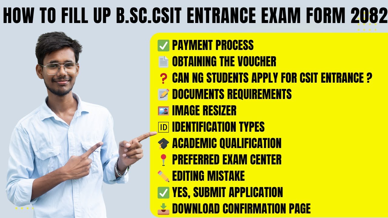 🎓 How to Fill Up B.Sc.CSIT Entrance Exam Form 2082 | Step-by-Step Tutorial | Gupta Tutorial