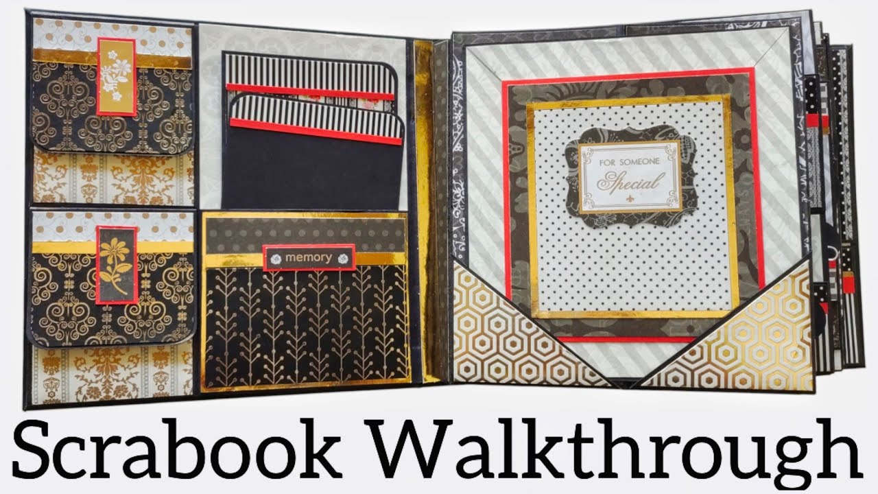 Scrabook Walkthrough | scrabook ideas | mini album | 8x8 mini album | scrabook page ideas