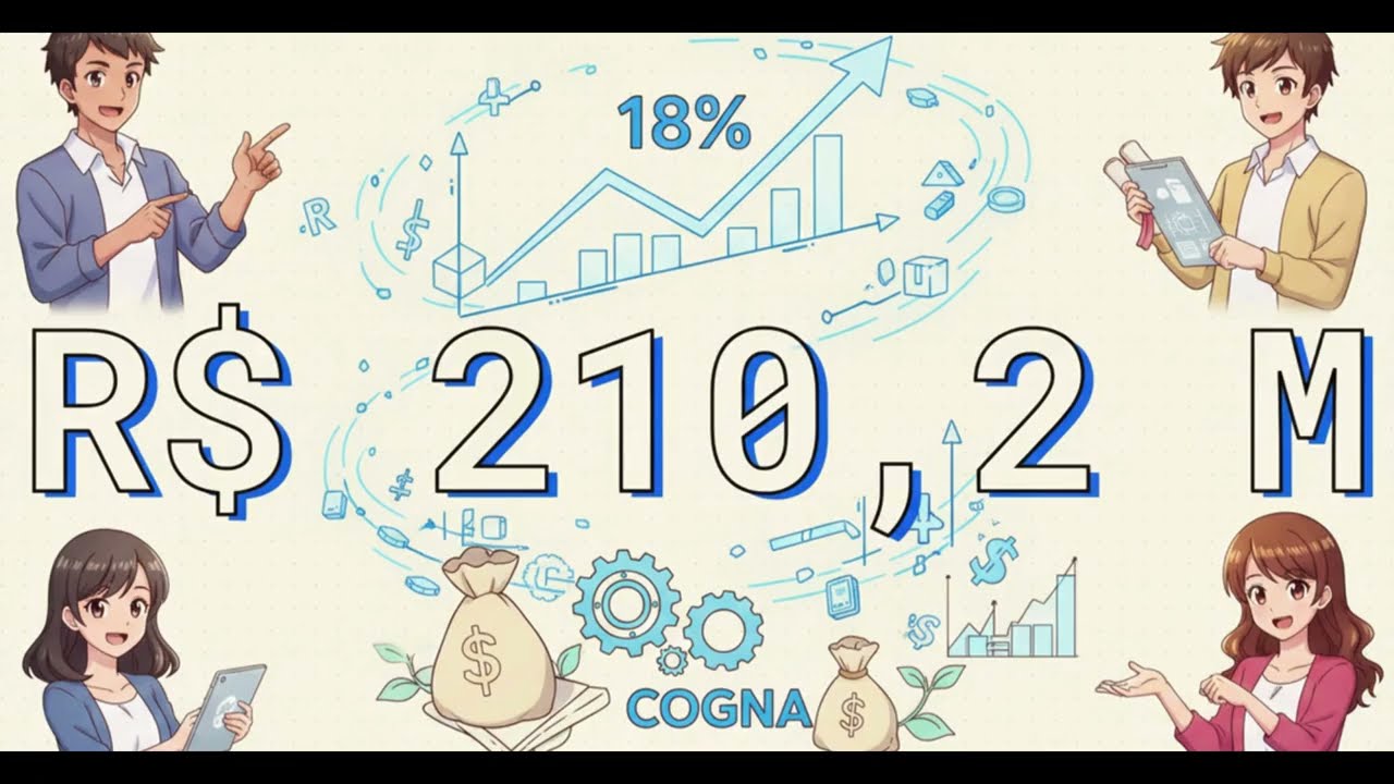 COGNA EDUCA&Ccedil;&Atilde;O S.A. (COGN3) - Tem lucro de R$210,2 mi no 2&ordm; tri  DE 2026