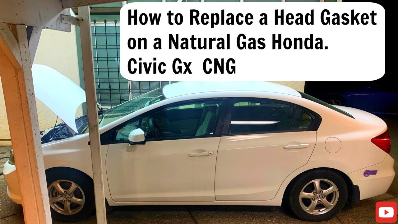 How to replace a Head Gasket on a Natural Gas Honda , Civic GX CNG Ken Rentschler
